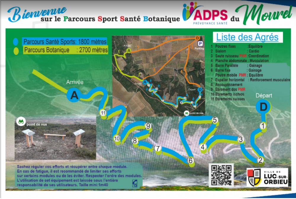 Le Parcours Santé Sport Botanique ADPS du Mourel